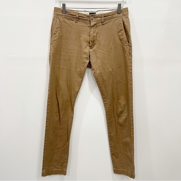 J. Crew 484 Slim-Fit Stretch Chino Pants Men’s W30 L32 Tan Cotton - Picture 1 of 10